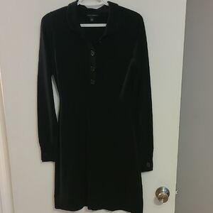 Banana Republic Classic Black Long Sleeve Dress
